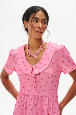 Sukienka midi Pink Pomodorini