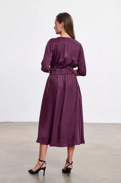 Sukienka midi Plum Affair