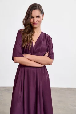 Sukienka midi Plum Affair
