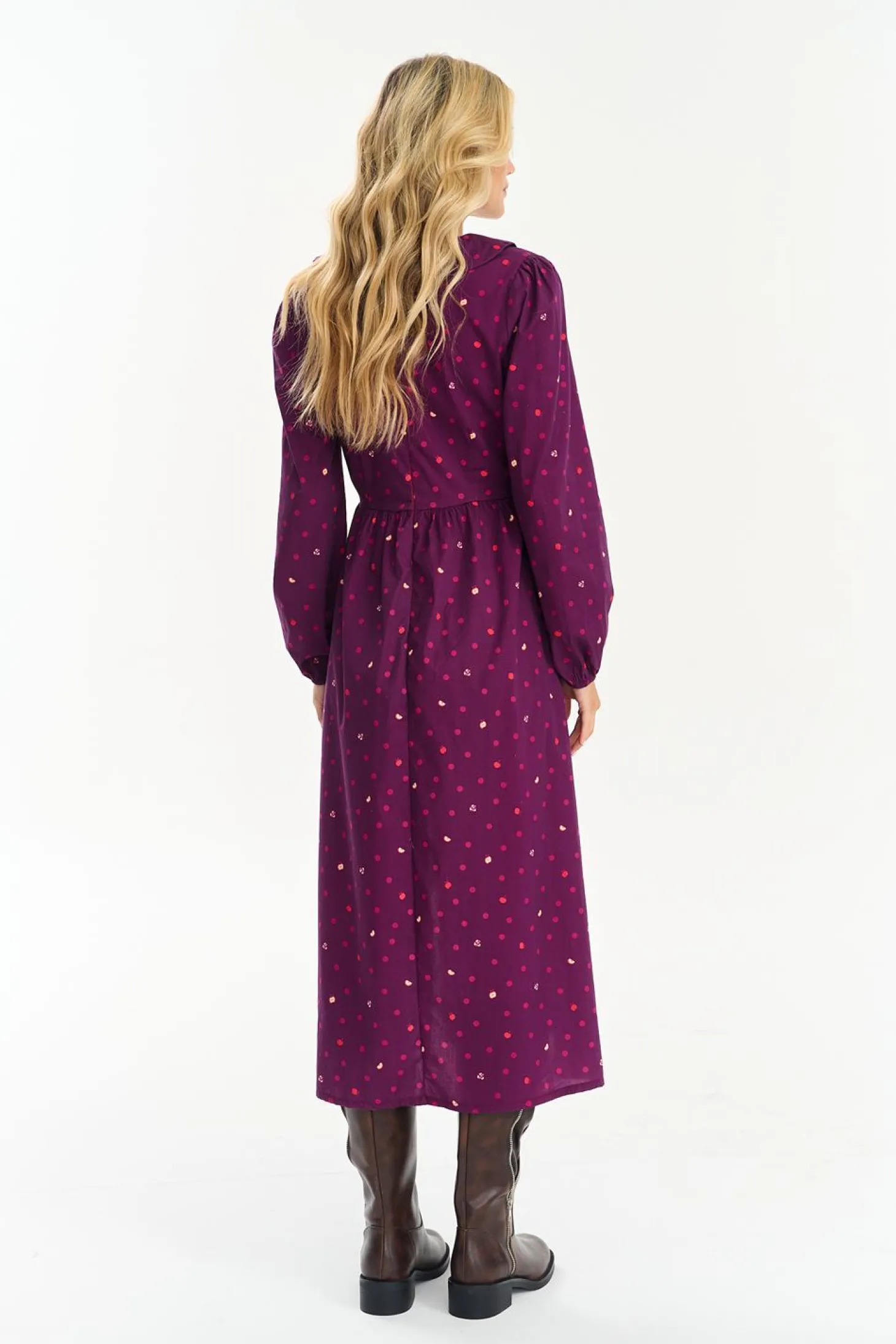 Sukienka midi Plum Funghetti