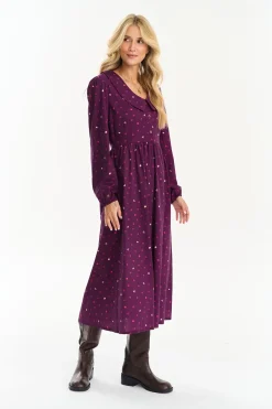 Sukienka midi Plum Funghetti