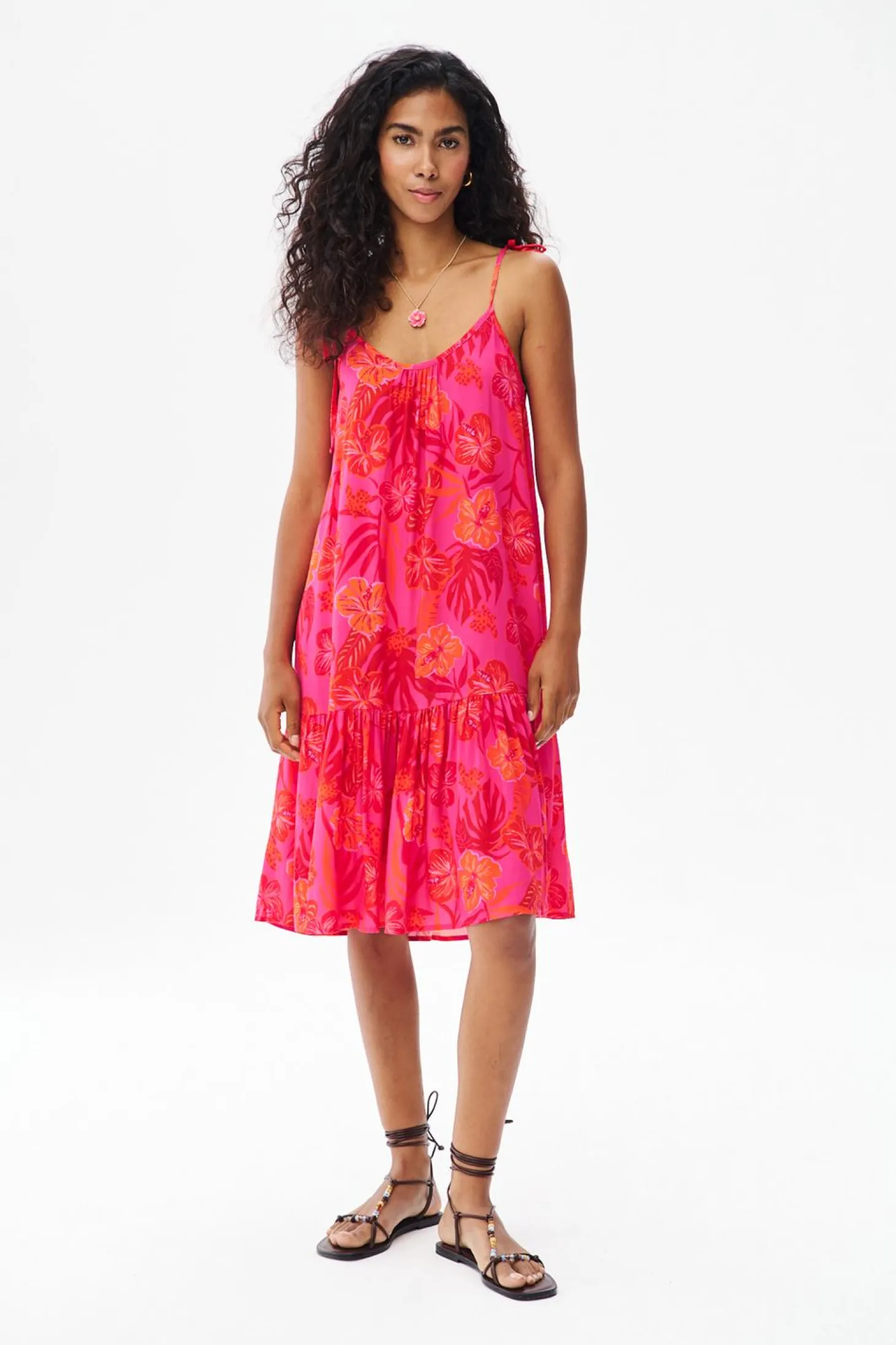 Sukienka mini na ramiączkach Aloha Dress