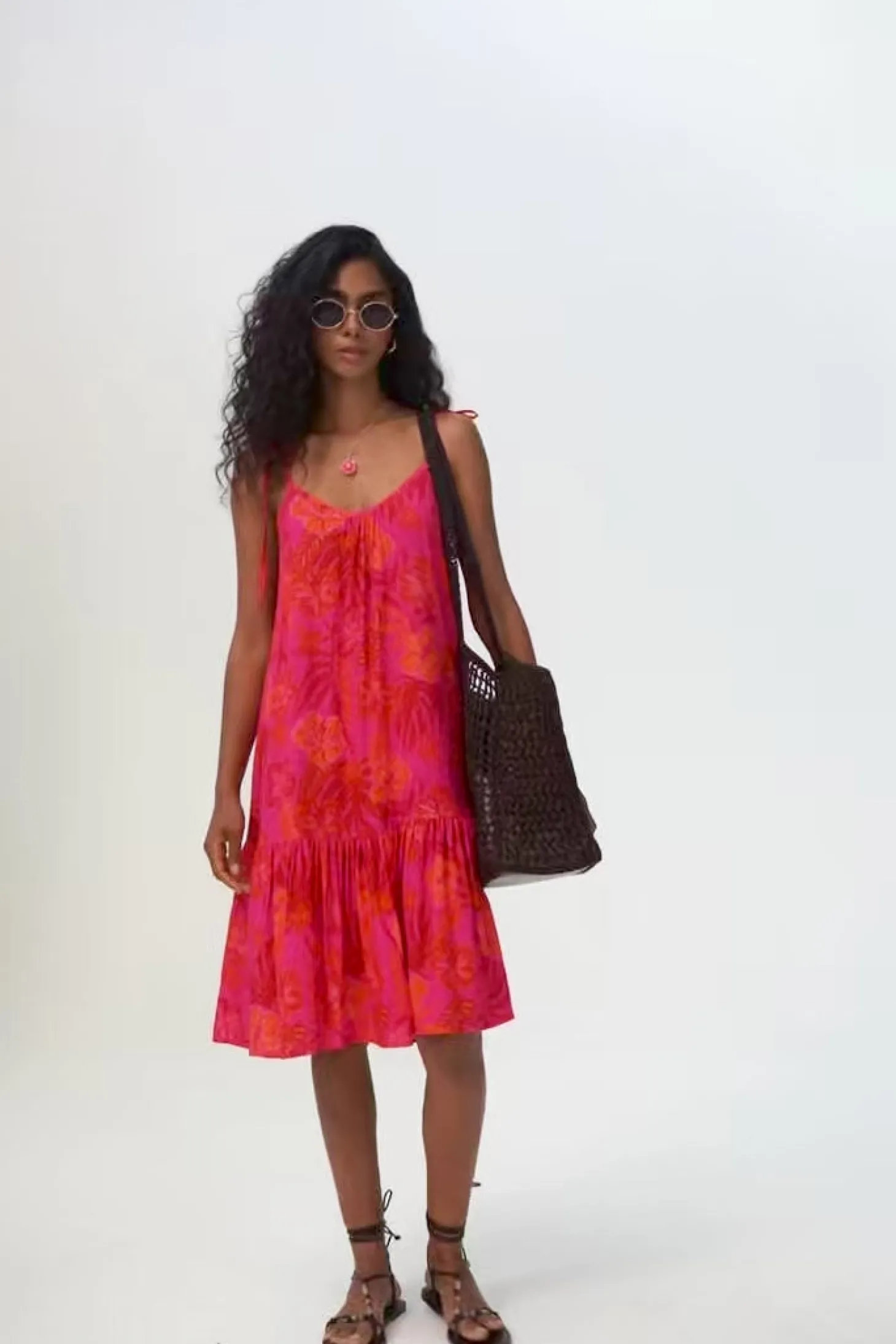 Sukienka mini na ramiączkach Aloha Dress