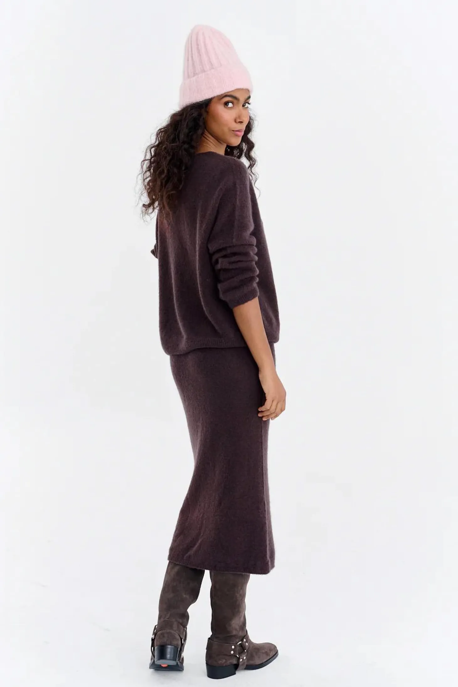Sweter Espresso Bloom