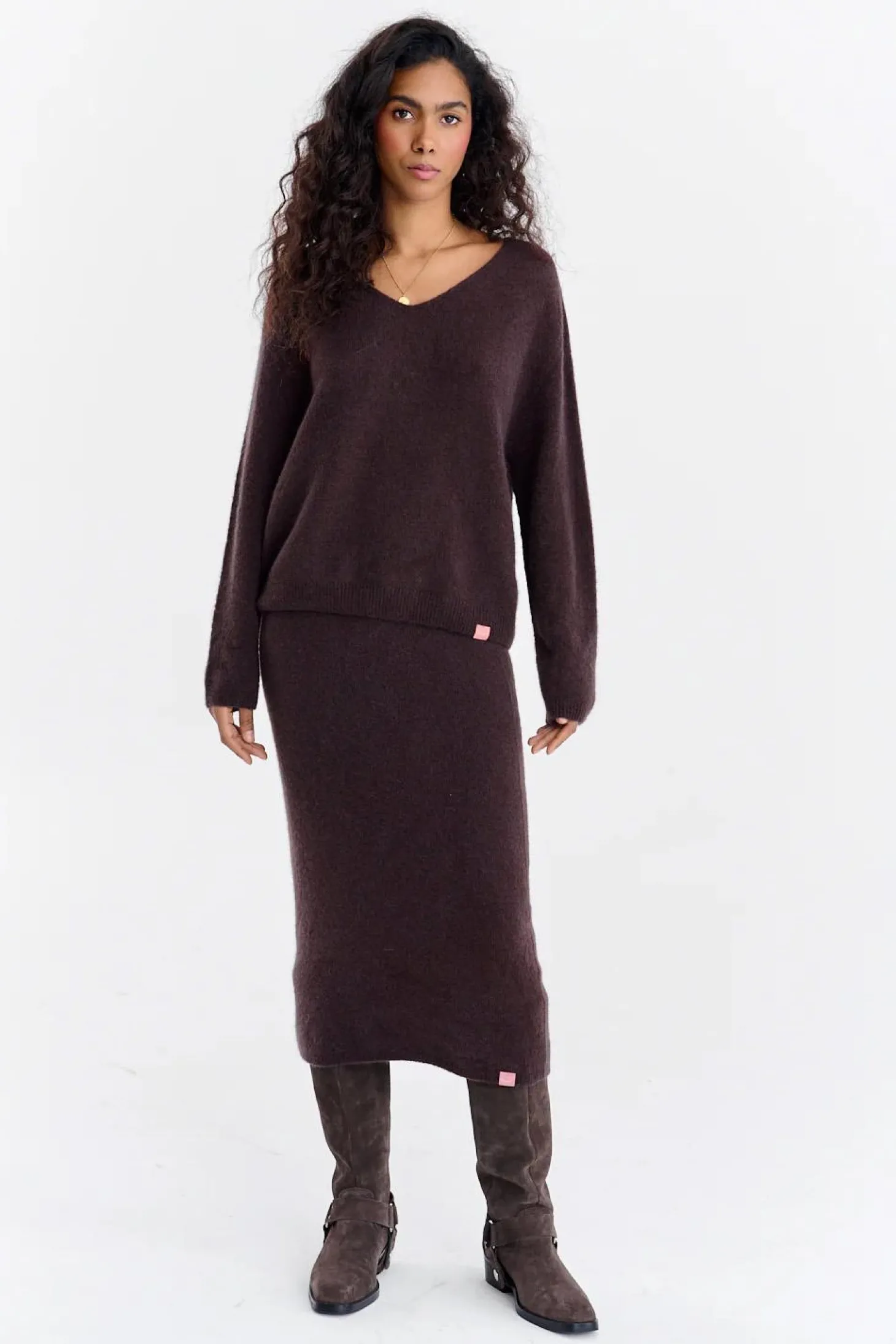 Sweter Espresso Bloom