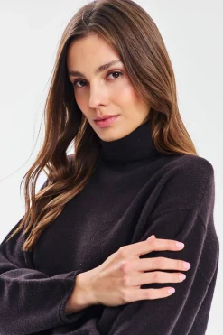Sweter moherowy z golfem Cheyenne