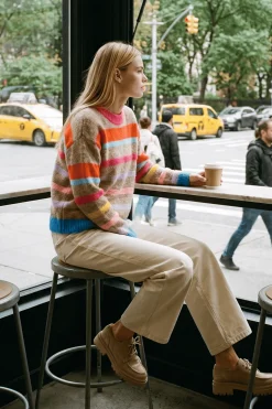 Sweter Retro Frequency