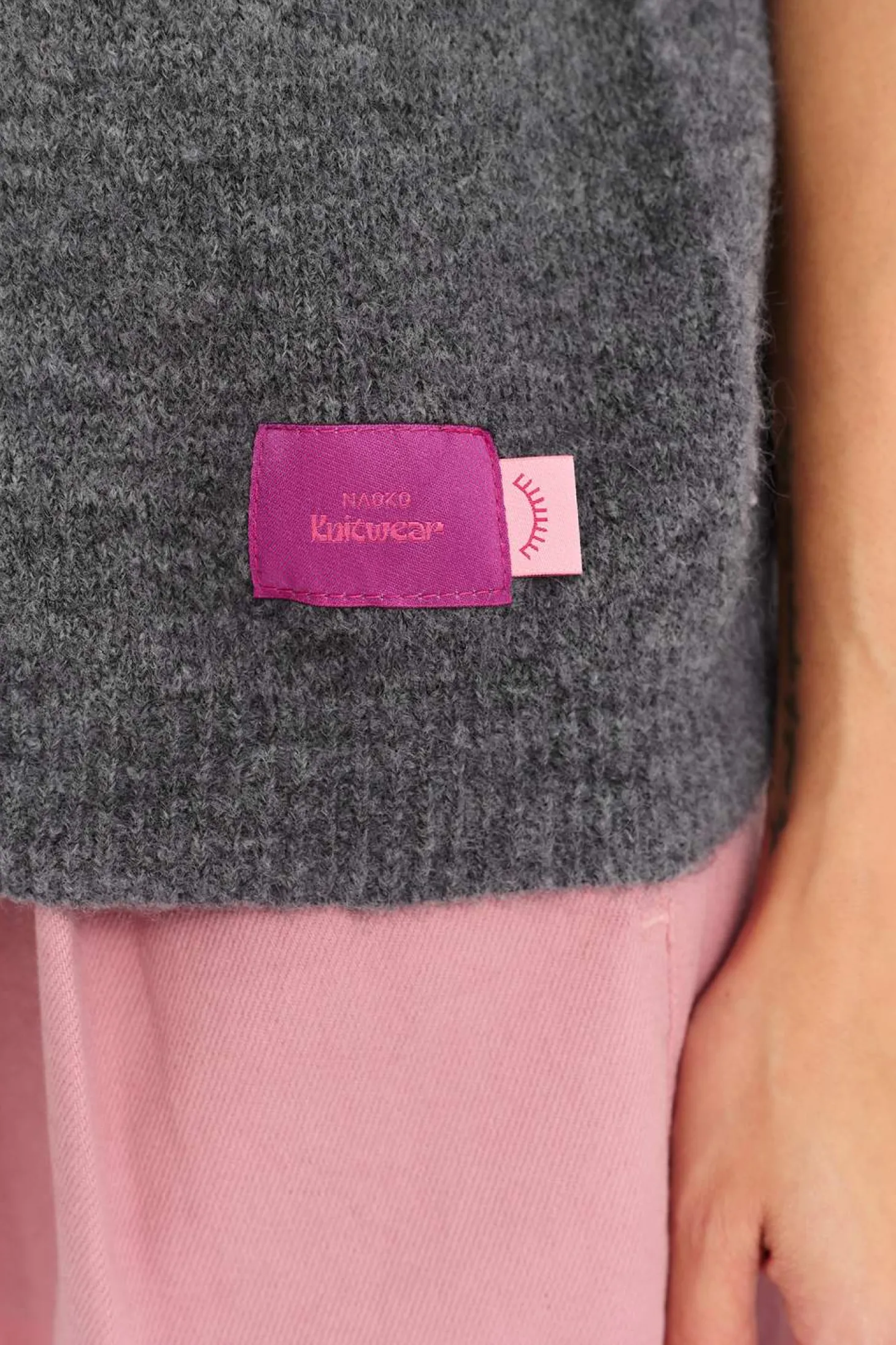 Sweter z krótkim rękawem Pebble