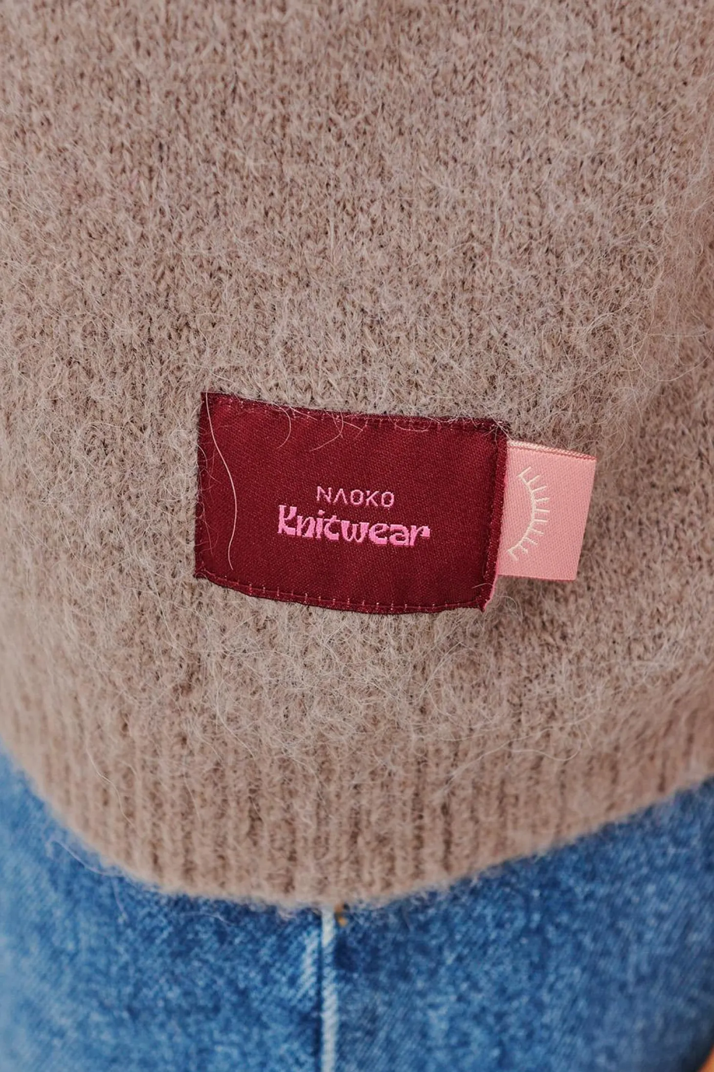 Sweter z krótkim rękawem Soft Cappuccino