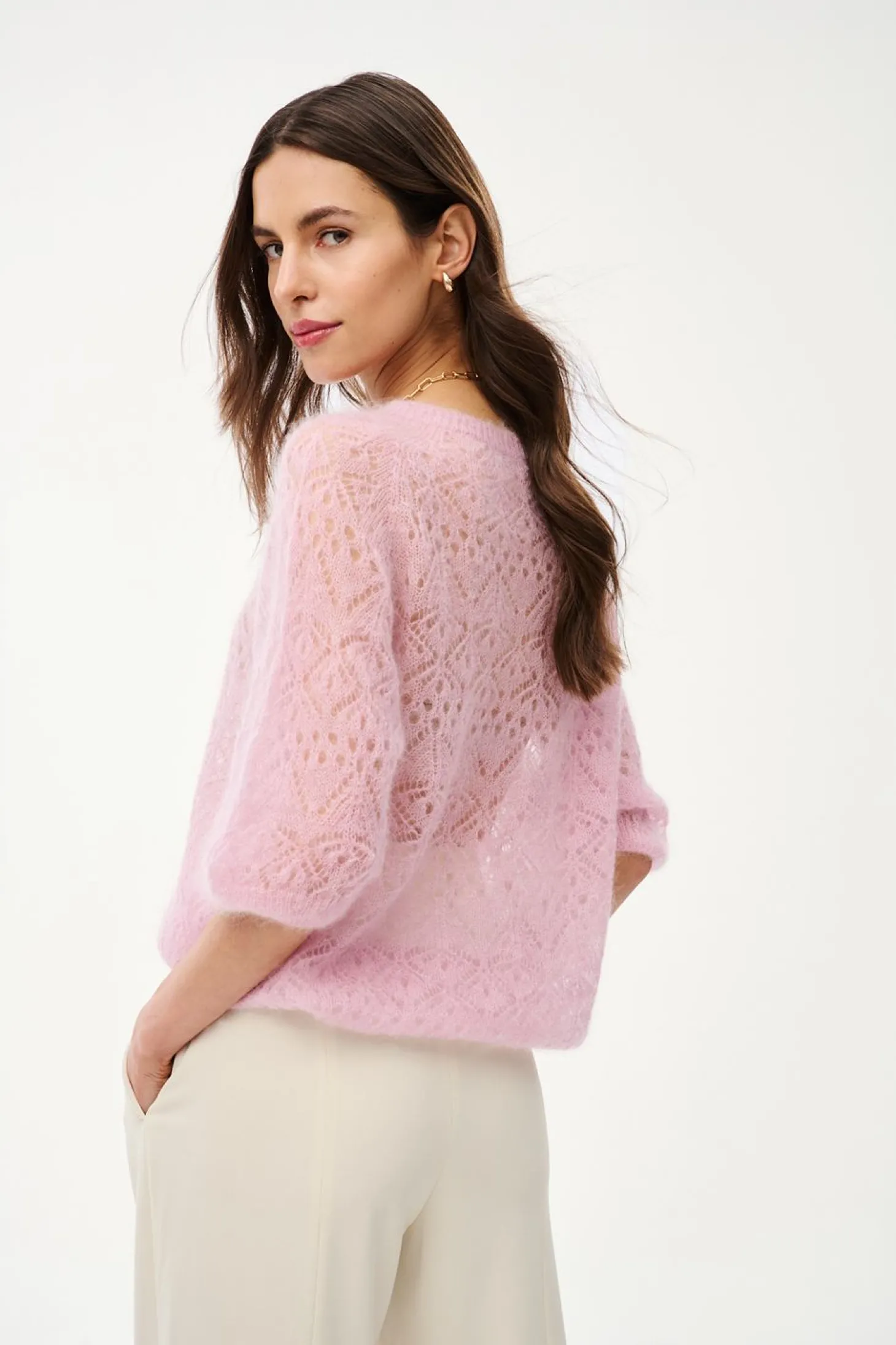 Sweter z moherem Rosebeam