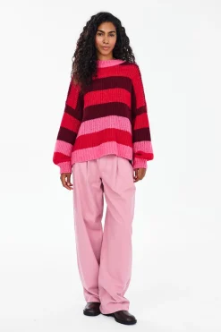 Sweter z wełną Berry Flame
