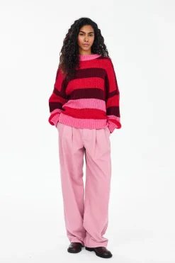 Sweter z wełną Berry Flame