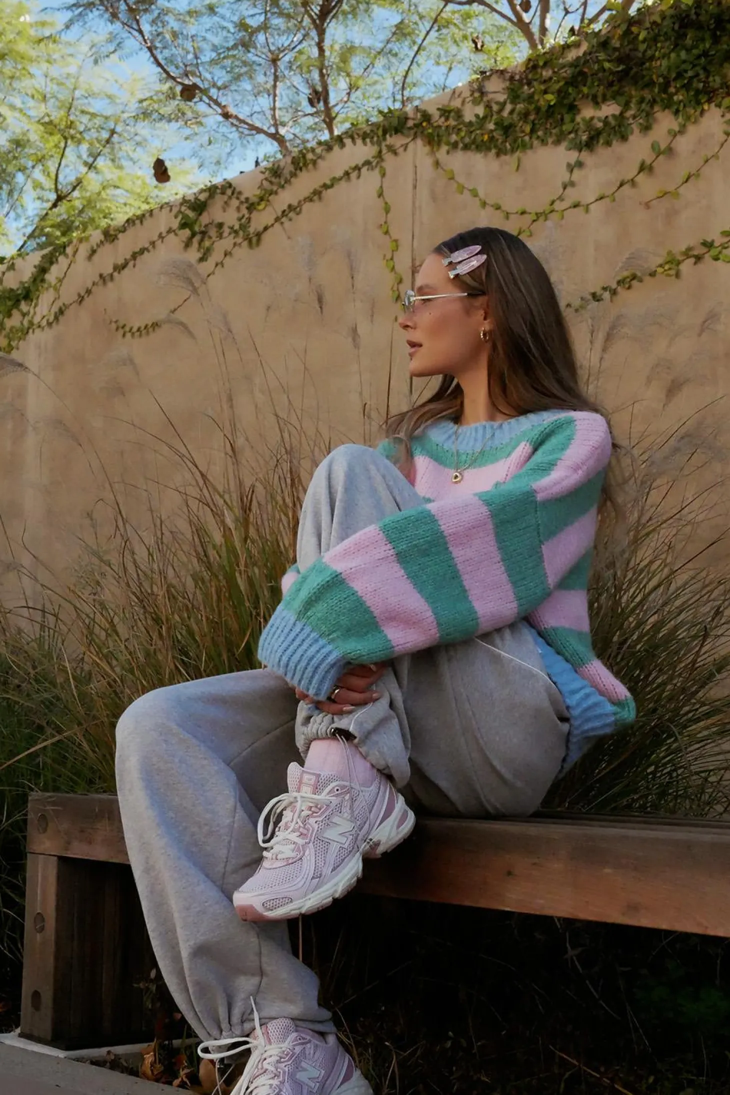 Sweter z wełną Cozy Bubble