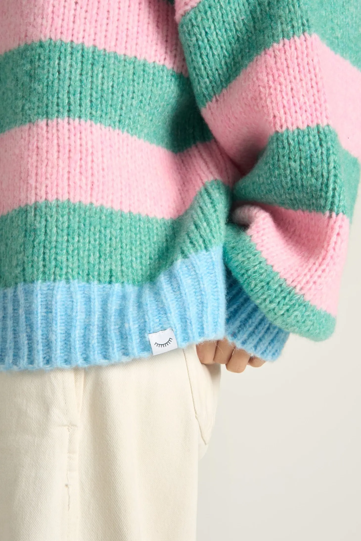 Sweter z wełną Cozy Bubble