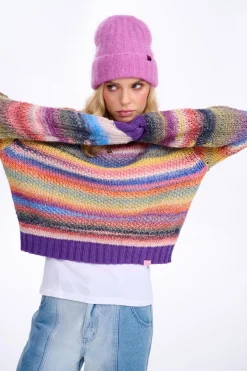 Sweter z wełną Retro Glam