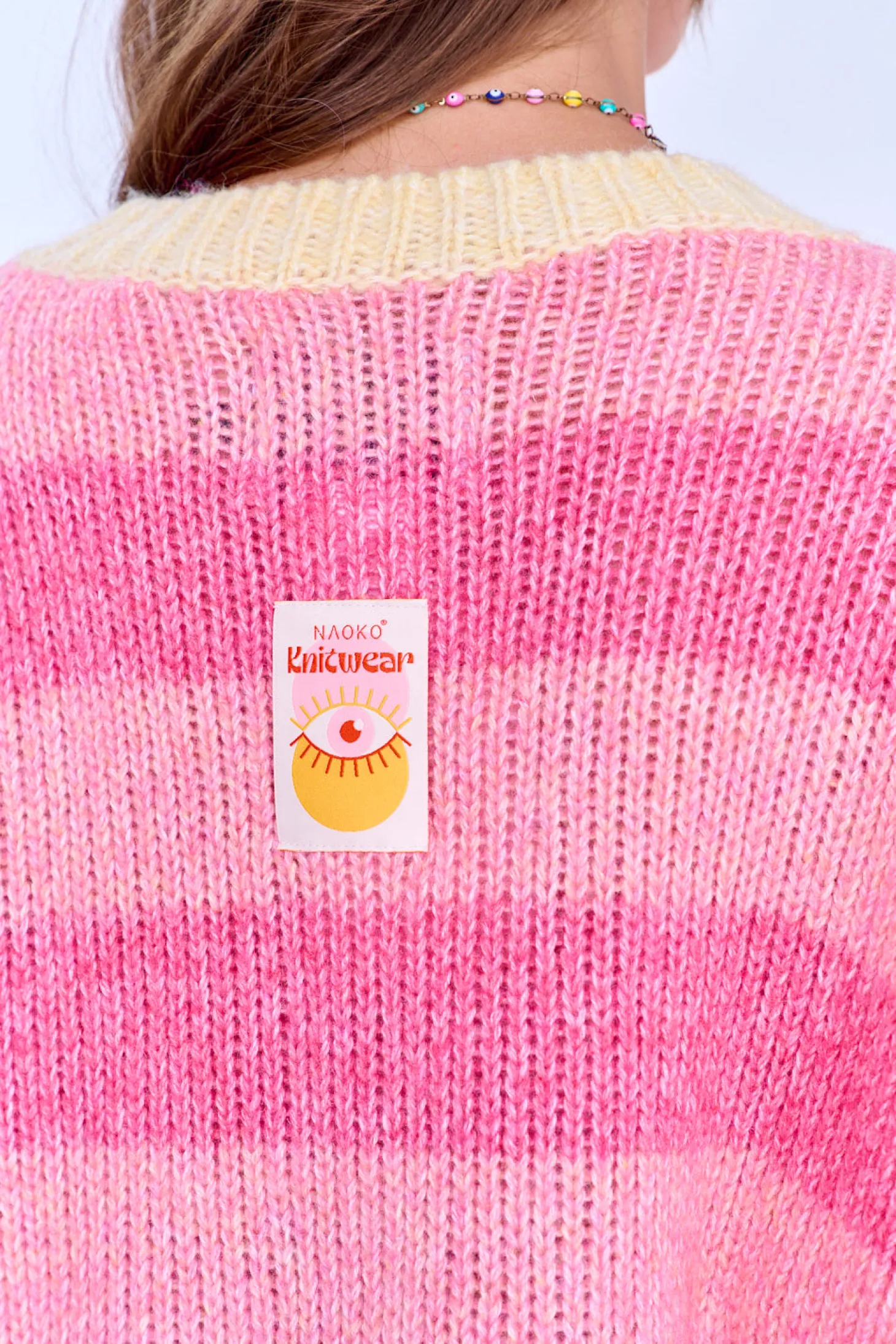 Sweter z wełną Strawberry Cream