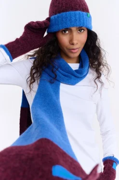 Szalik DuoPuff Plum Ocean