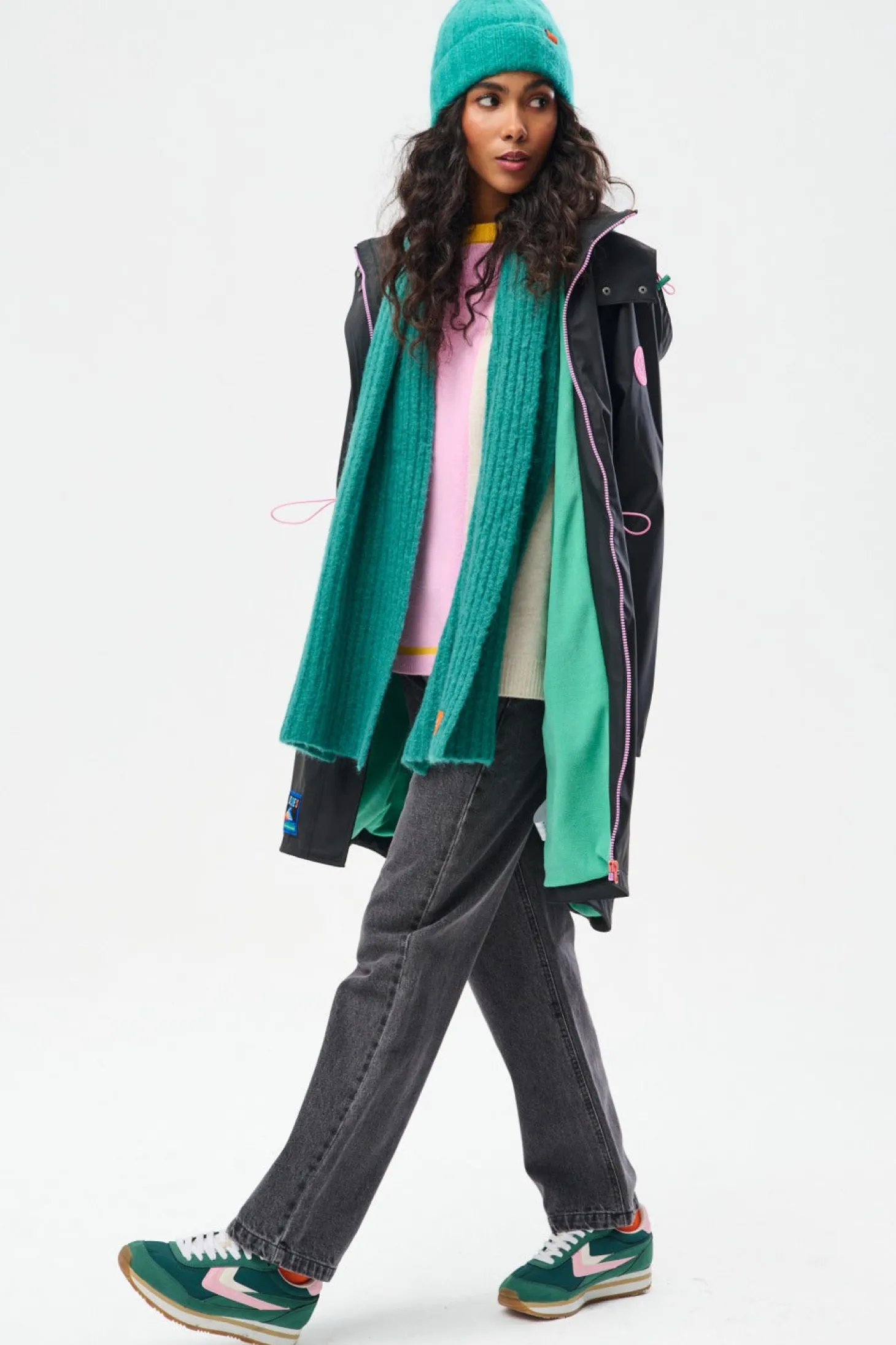 Szalik Fluffy Emerald
