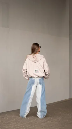 Szerokie spodnie jeansowe Secret Shine
