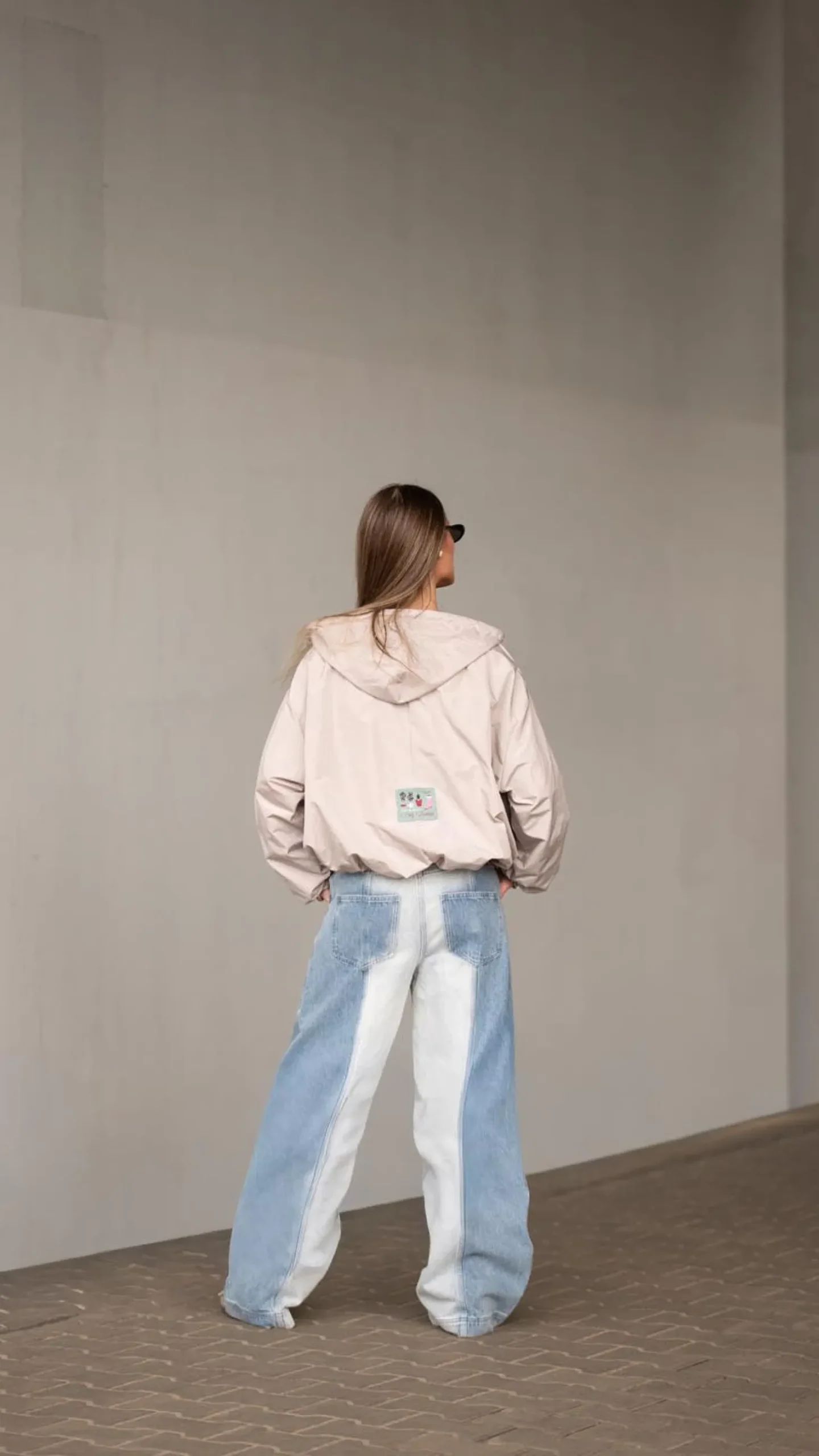 Szerokie spodnie jeansowe Secret Shine