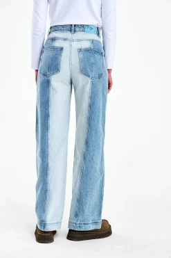 Szerokie spodnie jeansowe Secret Shine