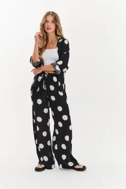 Szerokie spodnie Lucky Dots