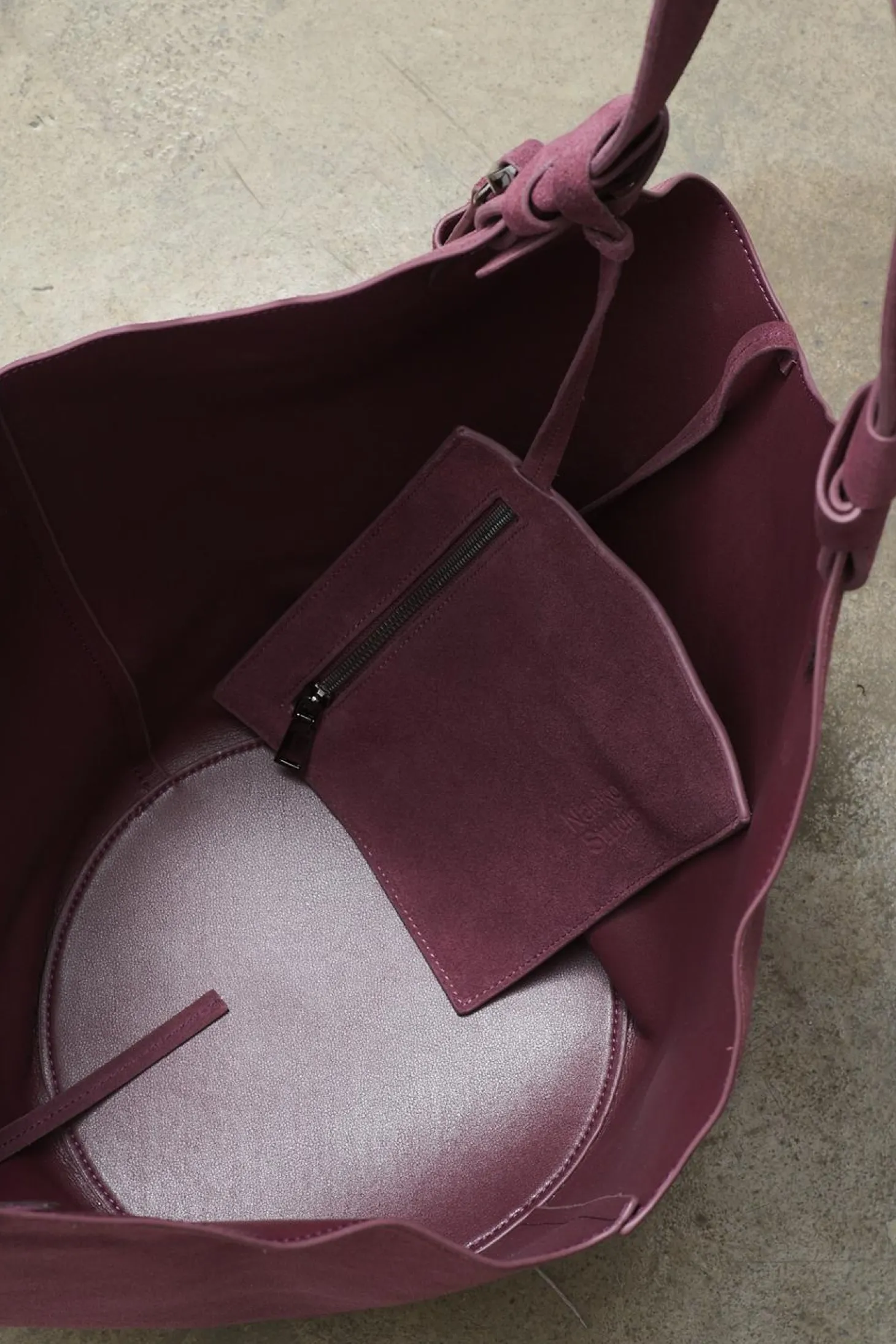 Torba skórzana zamszowa Pure Dimension