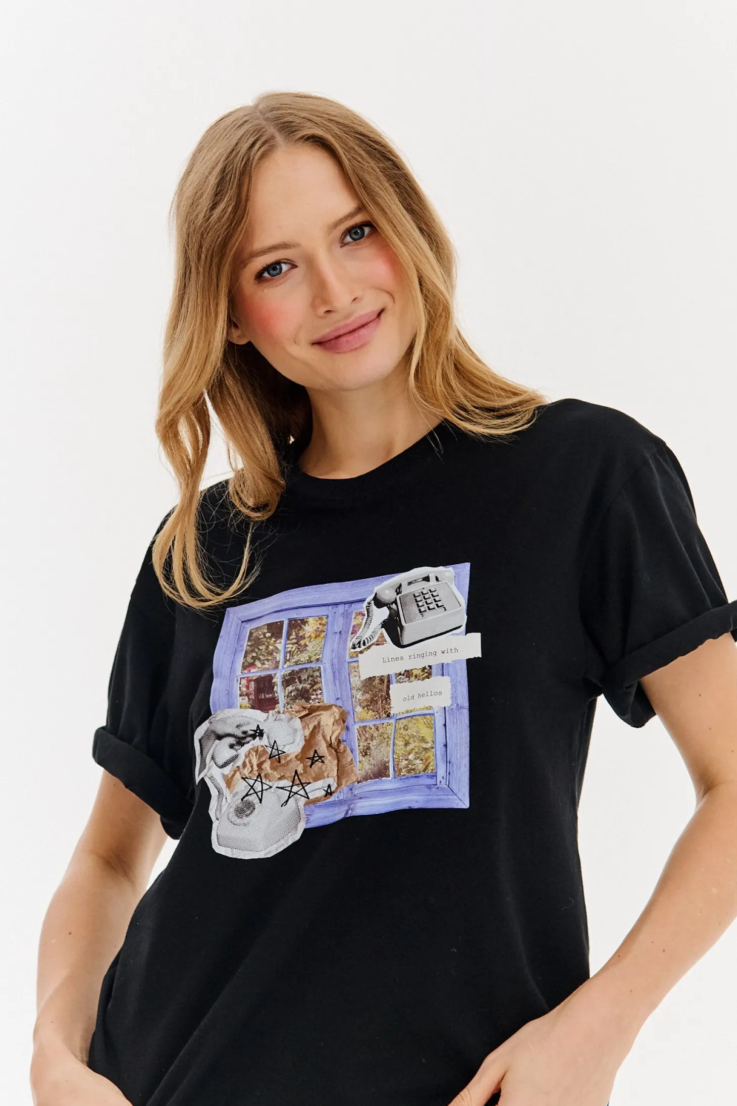 T-shirt Old Hello