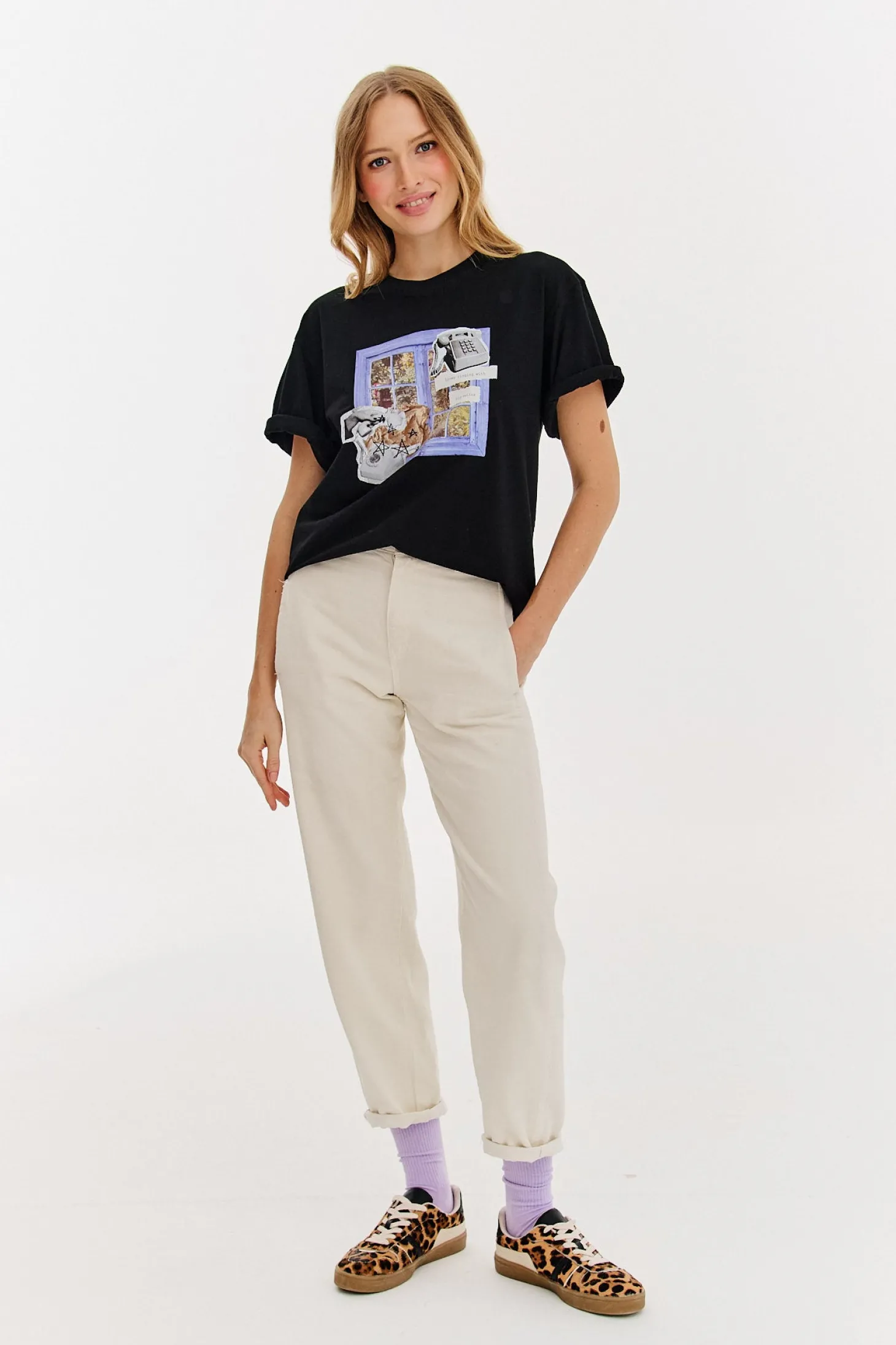 T-shirt Old Hello