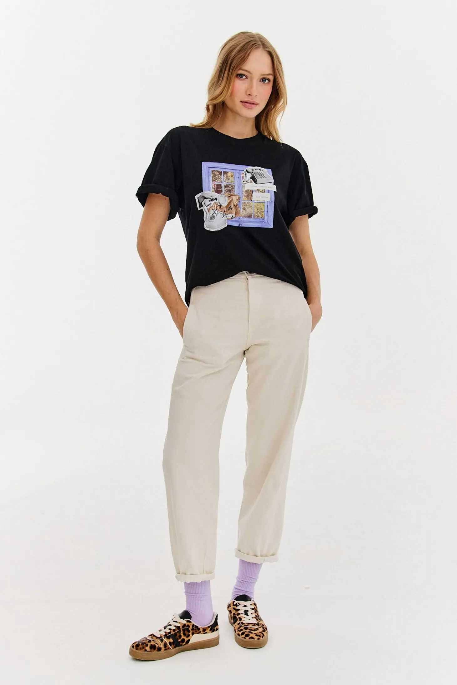 T-shirt Old Hello